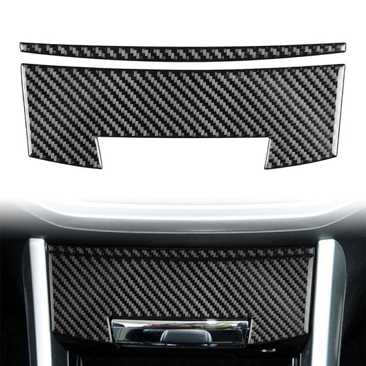 Carbon Fiber Interior Central Storage Box Cover Trim for Honda Accord 2013-2017