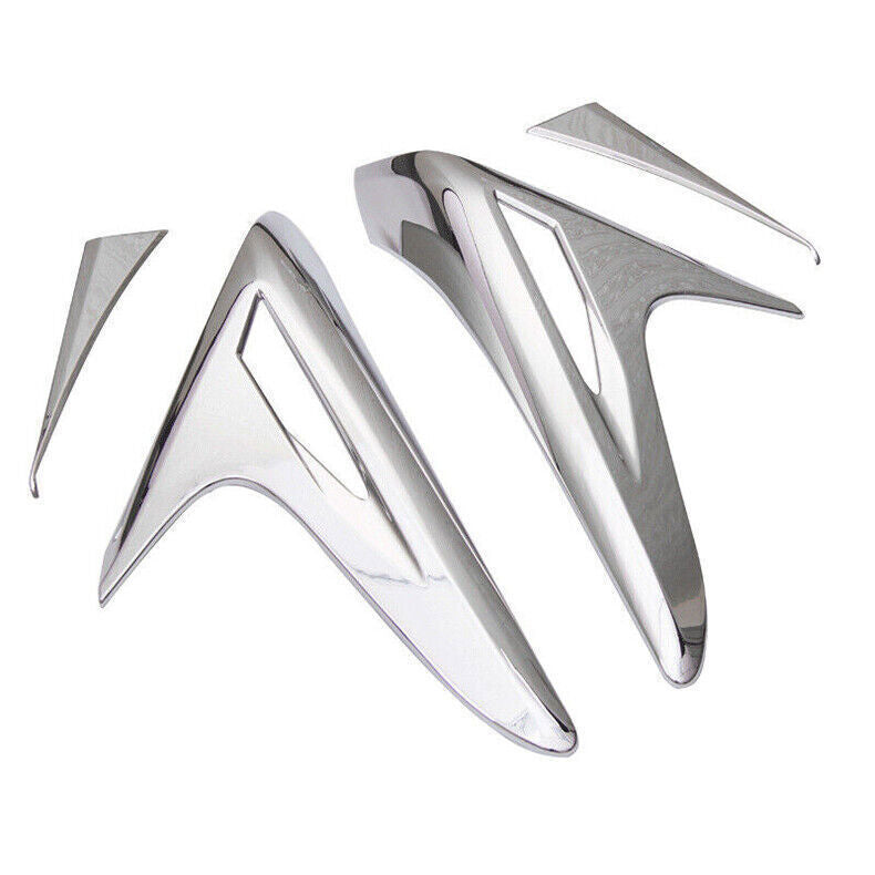 for Lexus NX200t 300h 15-21 Chrome Exterior Rear Tail Light Lamp Frame Trim 4PCS