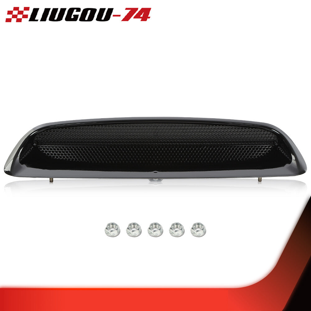 Fits for Tacoma 2005 - 2011 Front Upper Hood Scoop Raised Kit Black - v