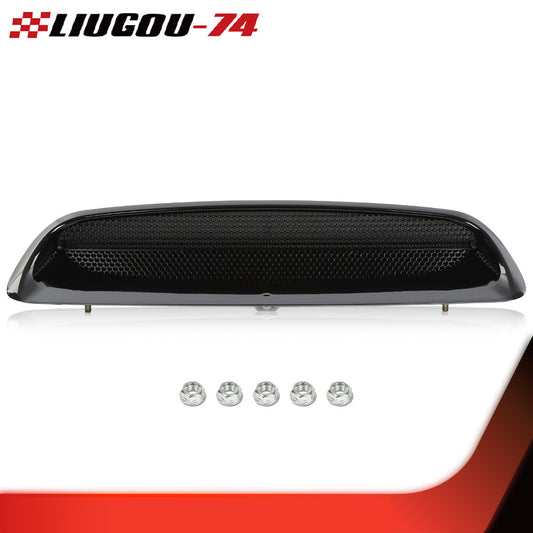 Fits for Tacoma 2005 - 2011 Front Upper Hood Scoop Raised Kit Black - v