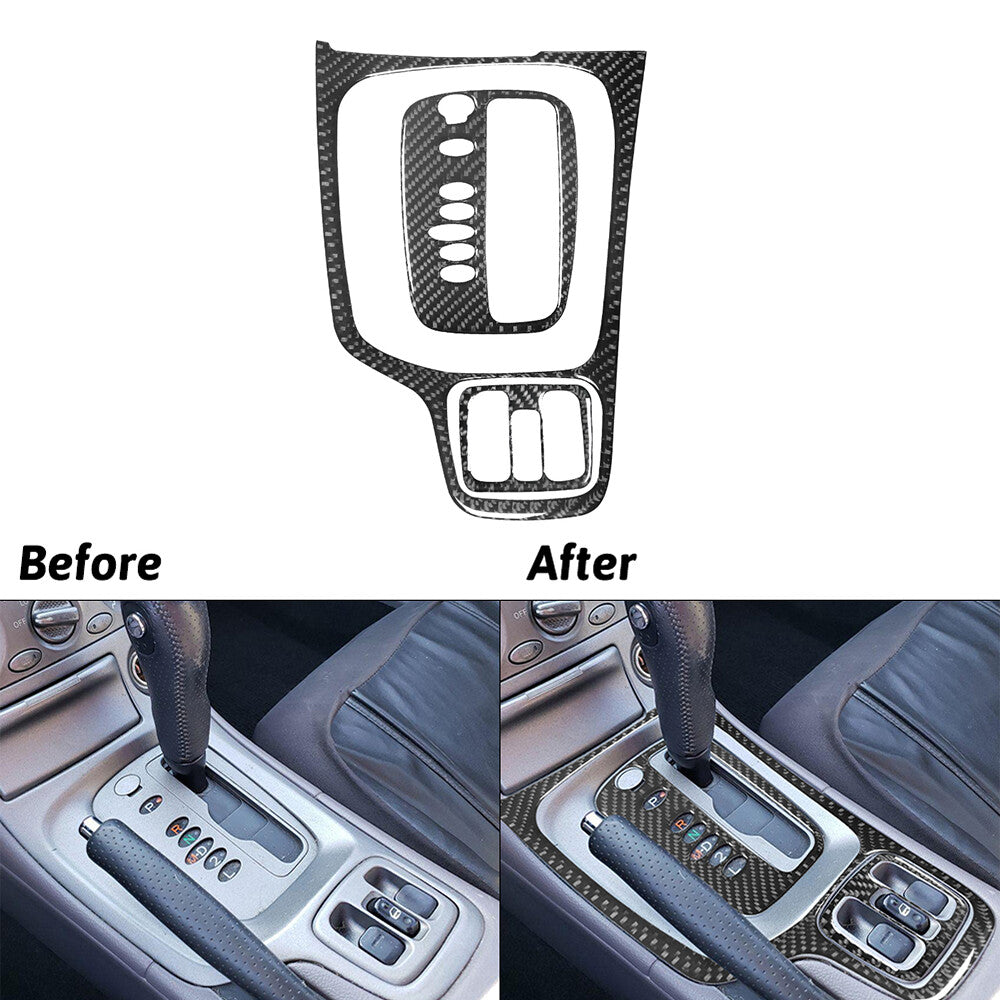3Pcs Carbon Fiber Speedometer Outer Frame Cover Trim For Ranger 2019-2022 v