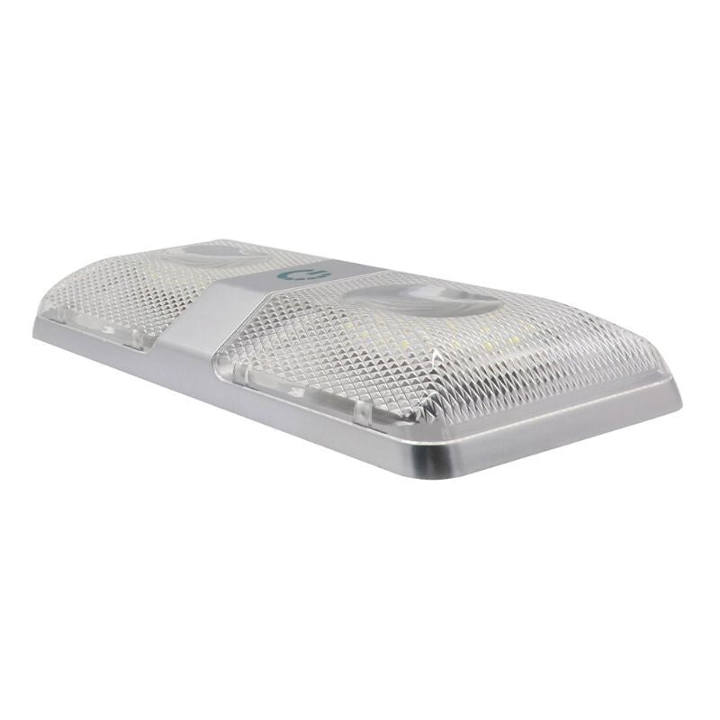 Car LED Double Dome Lights Interior Lamp Decorative Accessories With Screw Trim