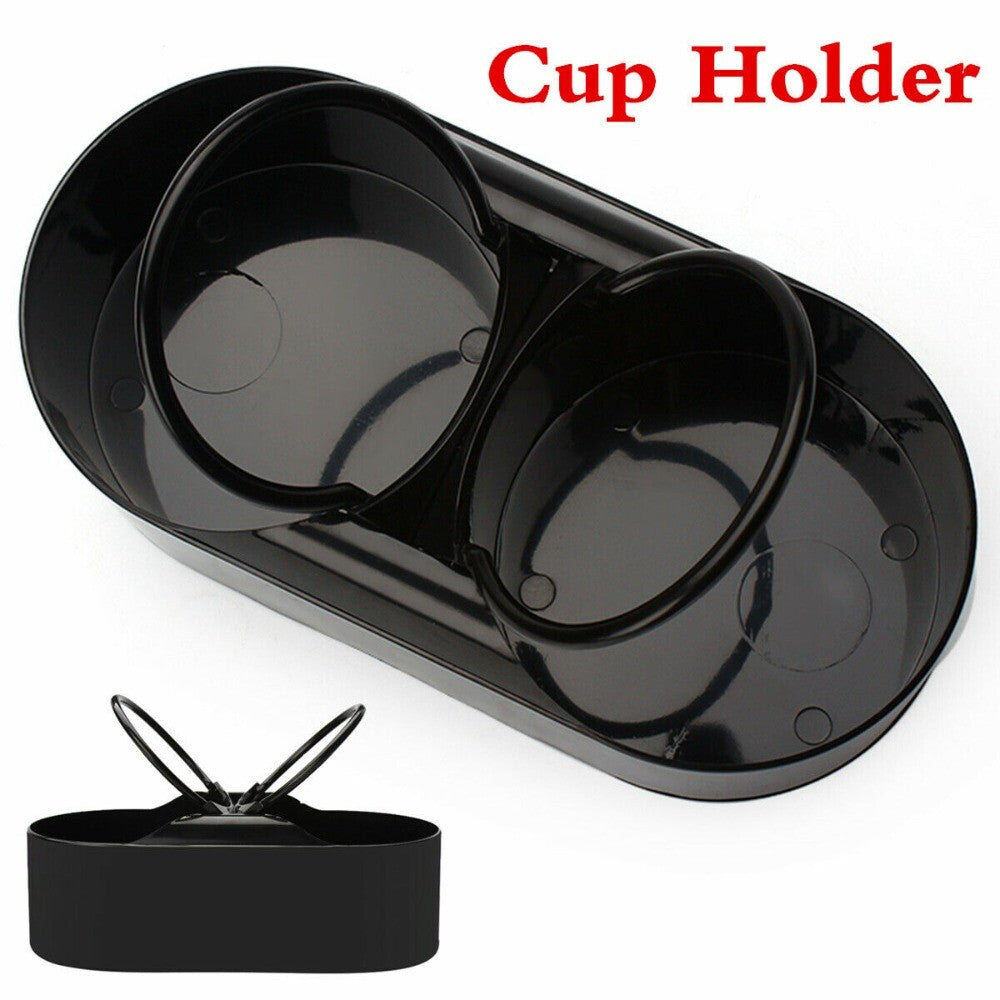 Car for Seat Dual Hole Cup Holder Stand Organizer Drink Water Bottle Multi-Function. n