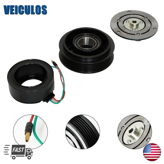 A/C AC Compressor Clutch Kit for HONDA for CIVIC 4 CYL 2001-2005 1.7L 1630 3654