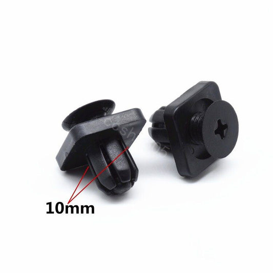10 Pcs Car Engine Splash Shield Guard Skid Plate Retainer Clips for Honda