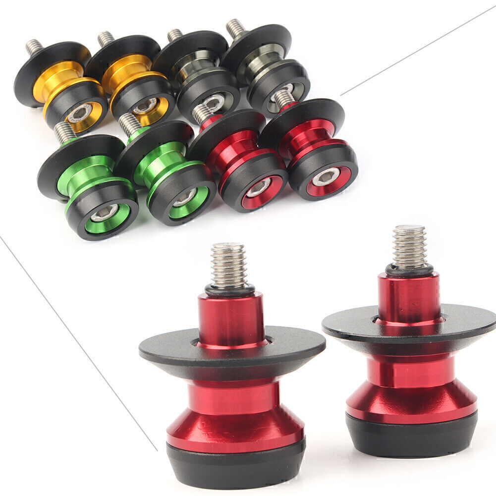 for Yamaha 8mm Swingarm Swing Arm Spools Sliders Stand Bobbin 4 Color Universal