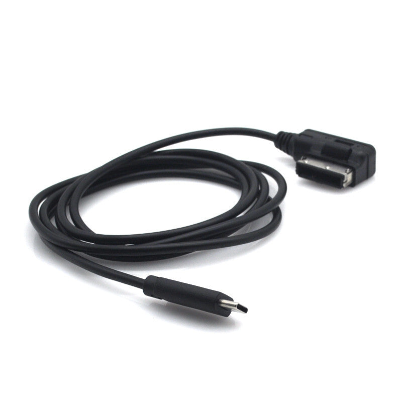 Mp3 aux charger typec usb data music cable for AUDI 3G AMI MMI MDI 15 v