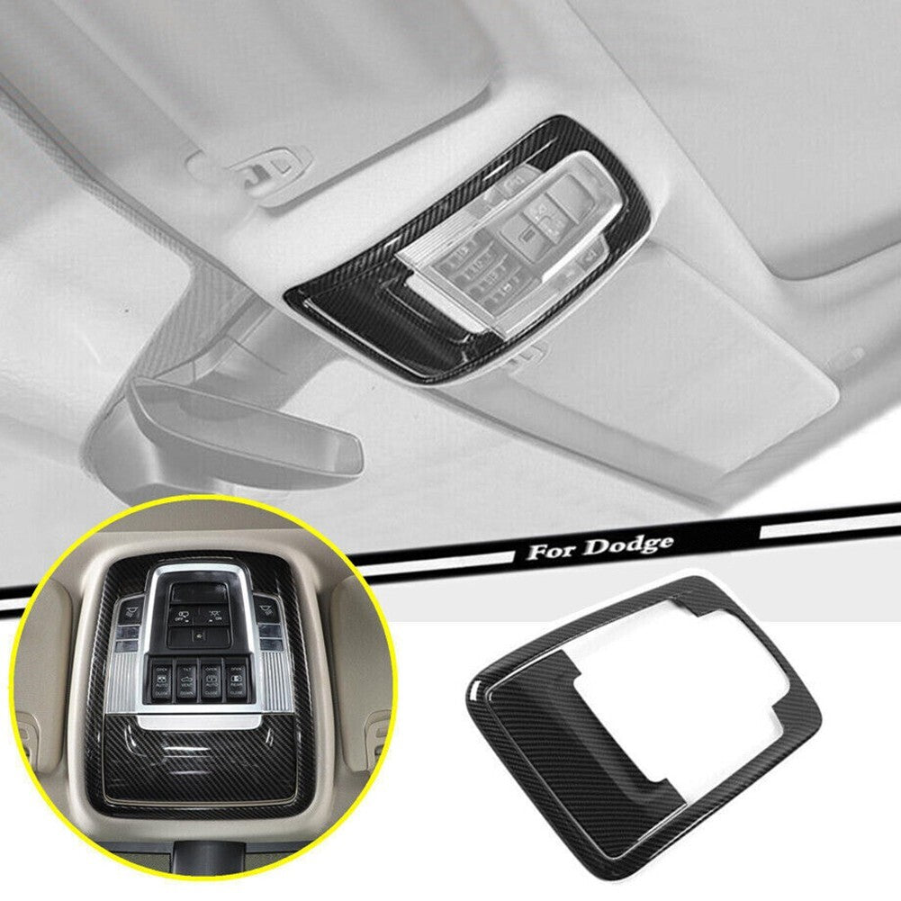 Interior Front Reading Light Frame Trim Cover Decor for Dodge 1500 2018-2023