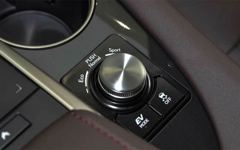 for Lexus RX350 450h 2016-19 Silver Steel Driving Mode Switch Button Cover Ring