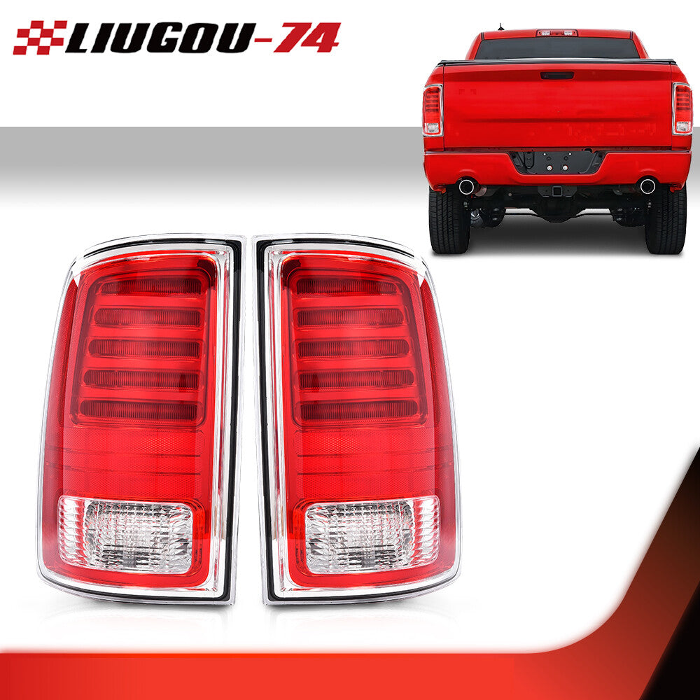 Fits 13 - 18 for Ram 1500 2500 3500 Rear LED Tail Light Kit Driver Passenger - v