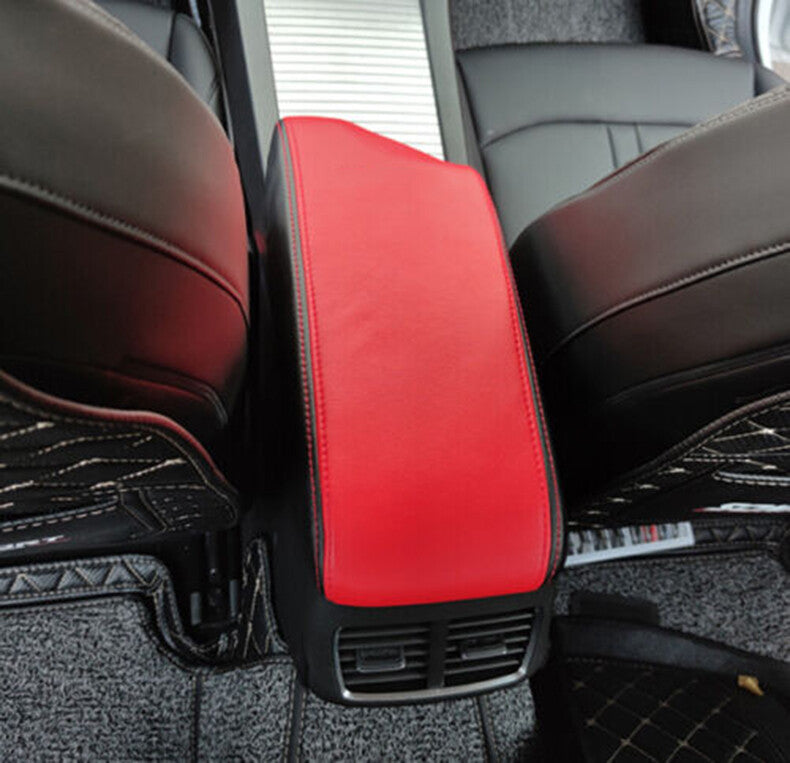 for Hyundai Sonata 2020-2022 Black Red Center Console Armrest Cover Cushion Mat