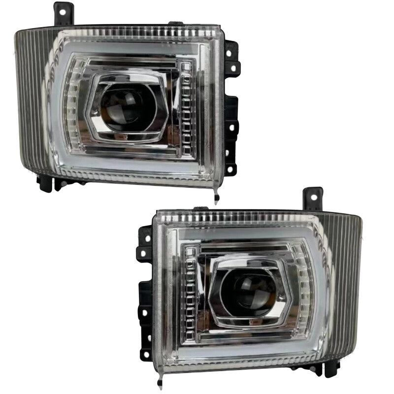 Set for Isuzu 700p Truck Heavy-Duty LED headlights Fog lights Turn signals