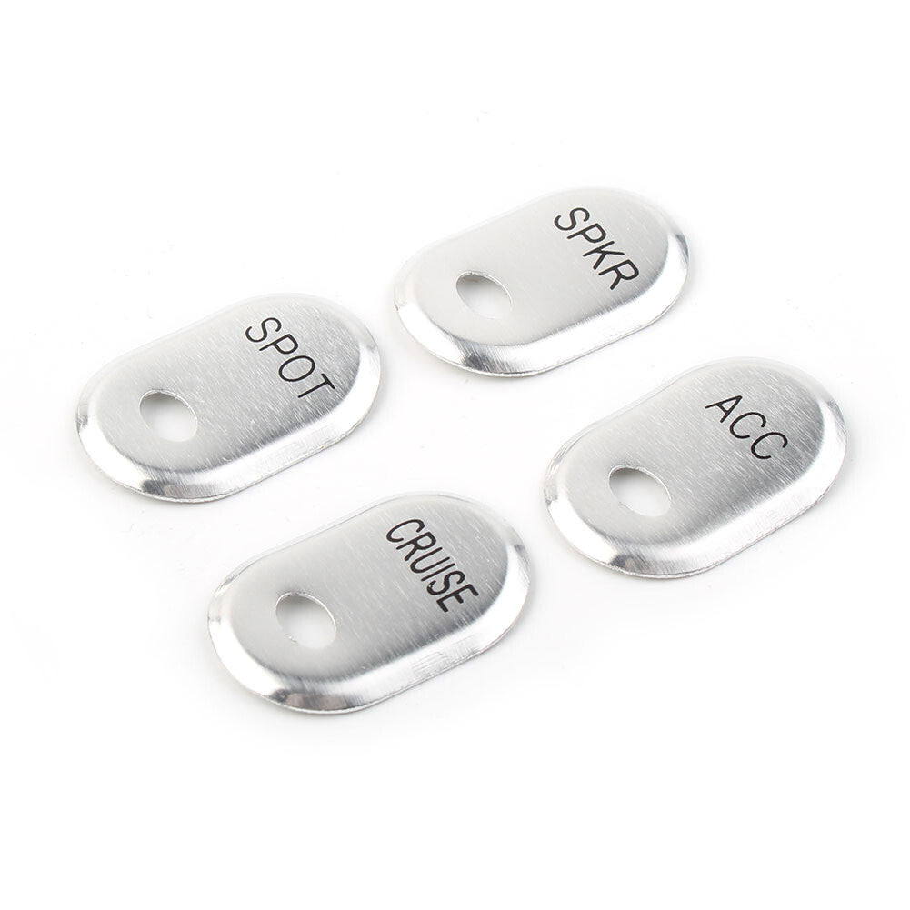 for Harley Touring Electra Glide Road Glide Chrome Brushed Panel Switch Covers