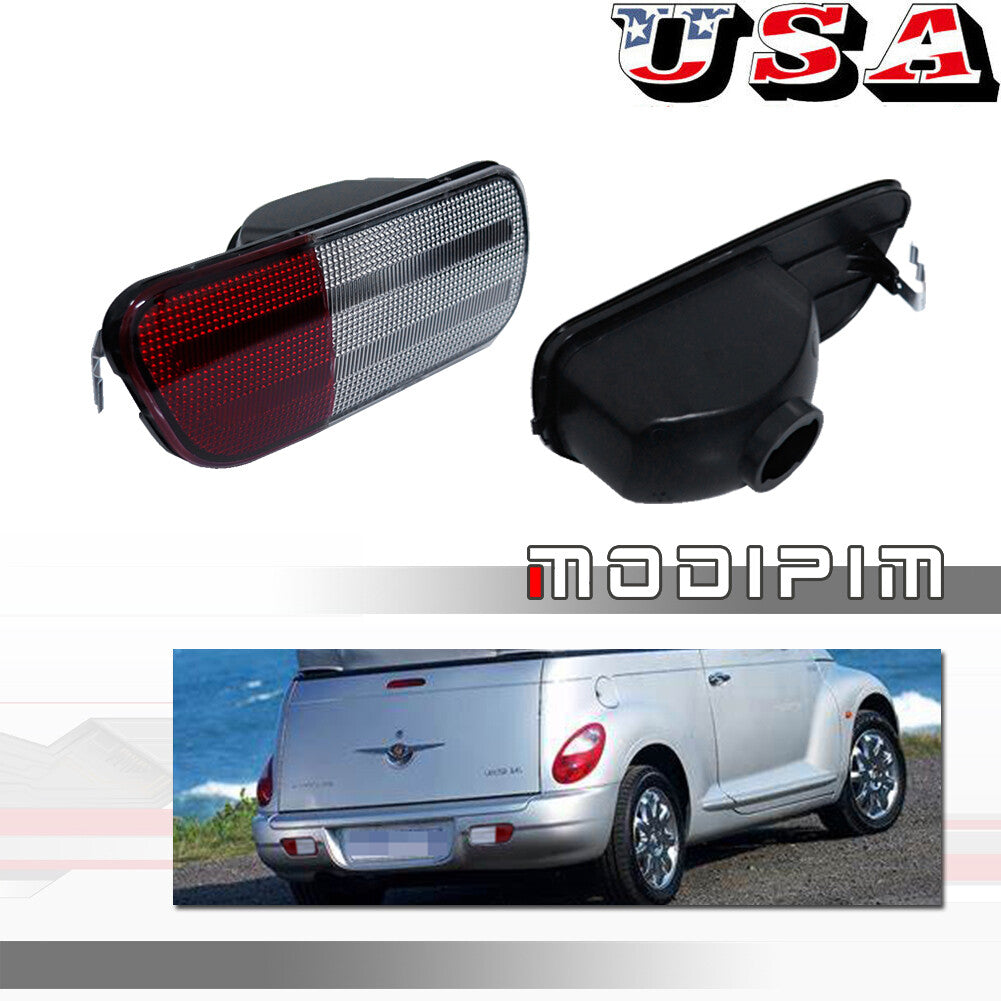 L+R Clear Lens Reear Backup/Reverse Light Housing for 06-10 for for CHRysler PT Cruiser- v