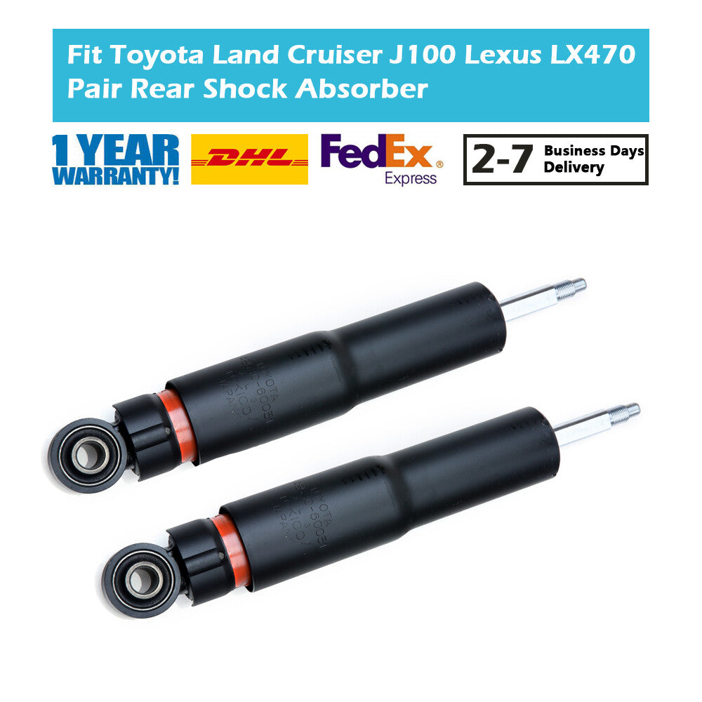 Pair Rear Hydraulic Air Suspension Strut Shock Fit for Lexus LX470 UZJ100 98-08