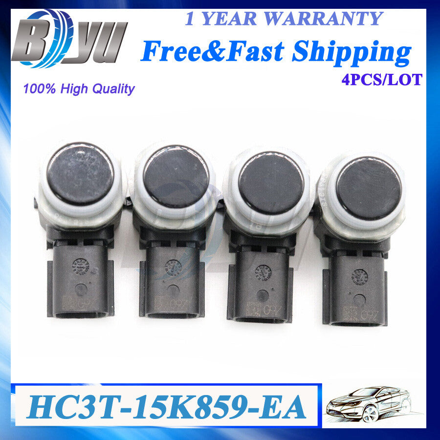 4X Rear PDC Backup Bumper Parking Aid Sensor HC3T-15K859-EA for Ford HC3Z15K859A