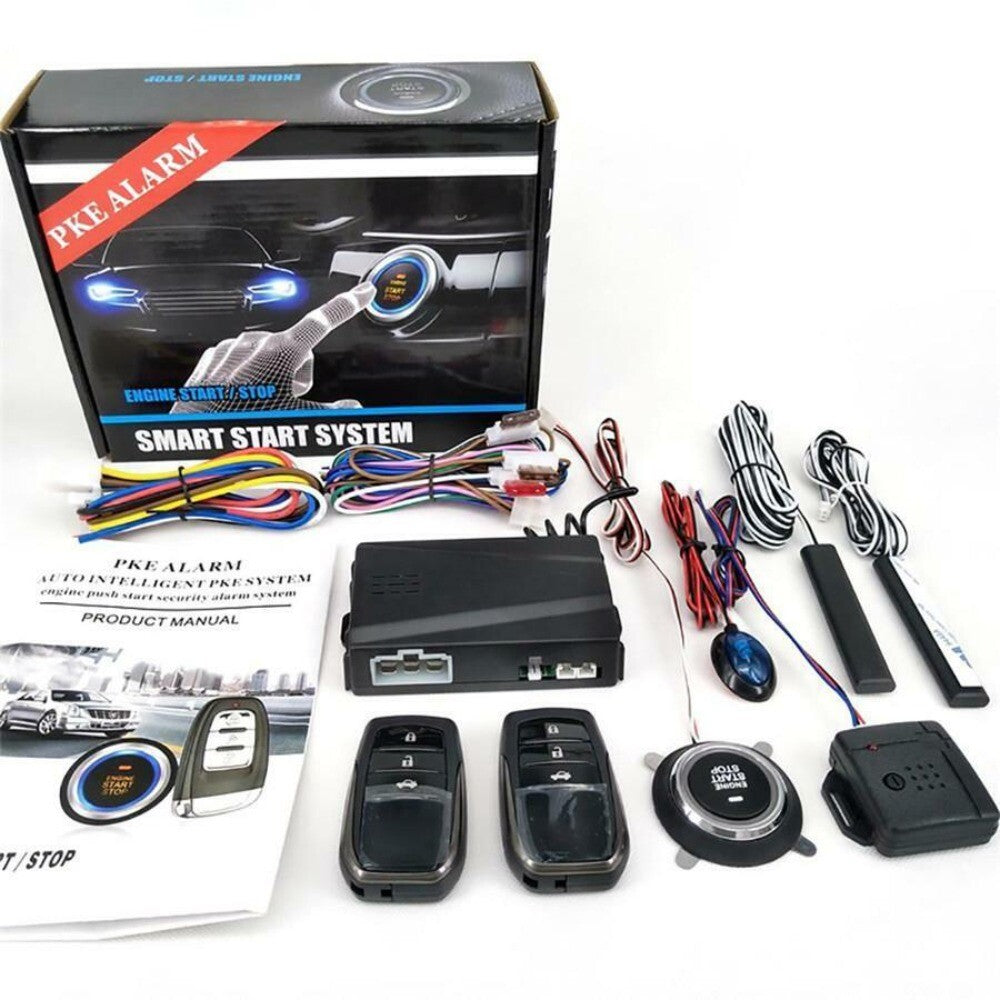Keyless Entry Car Push Start Button RFID Engine Starter Car Alarm Start Stop Hot n