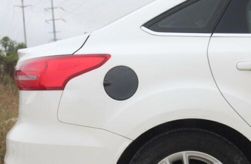 for Ford Focus Sedan 12-18 1X Carbon Fiber Side Fuel Oil Tank Cap Cover Replace