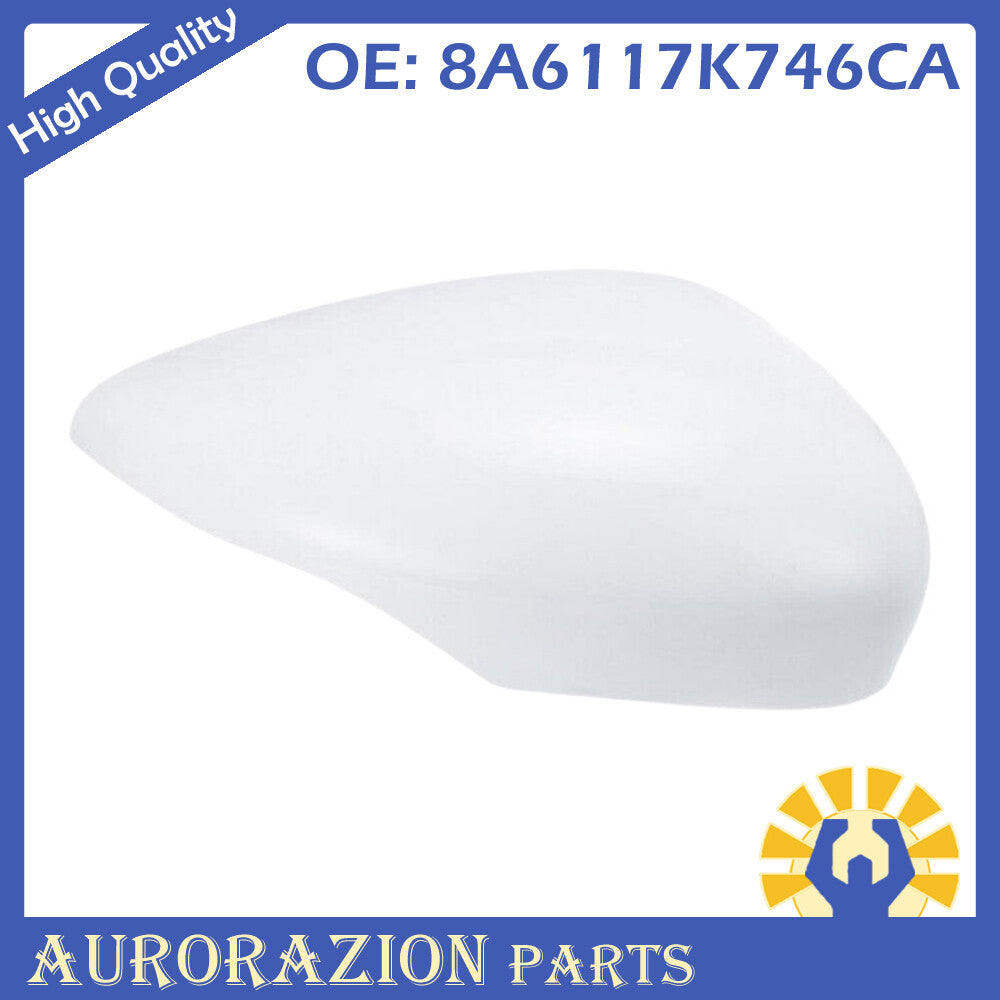 Right passenger side mirror cap trim for Fiesta MK7 2008 - 2017 White n