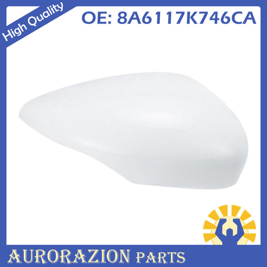 Right passenger side mirror cap trim for Fiesta MK7 2008 - 2017 White n