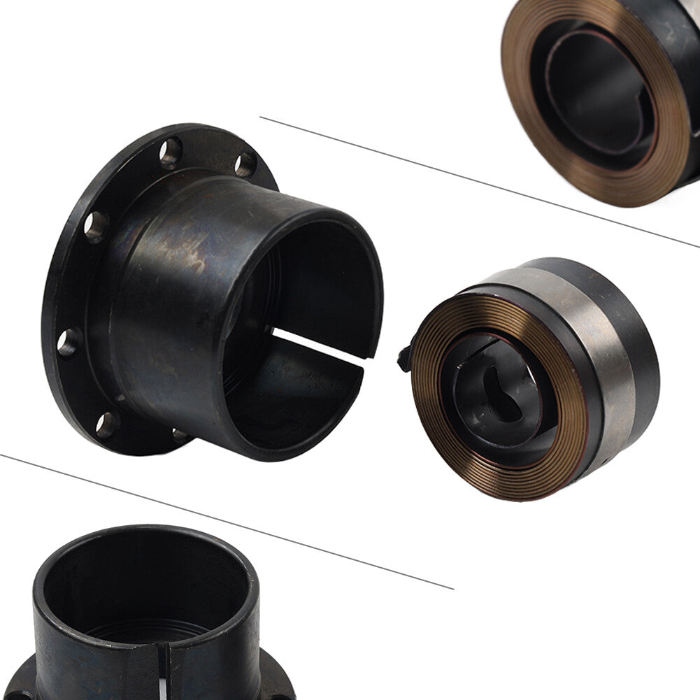 1 Set 25mm Clock Spring + Steel Housing For Bridgeport Milling Machine Part Tool
