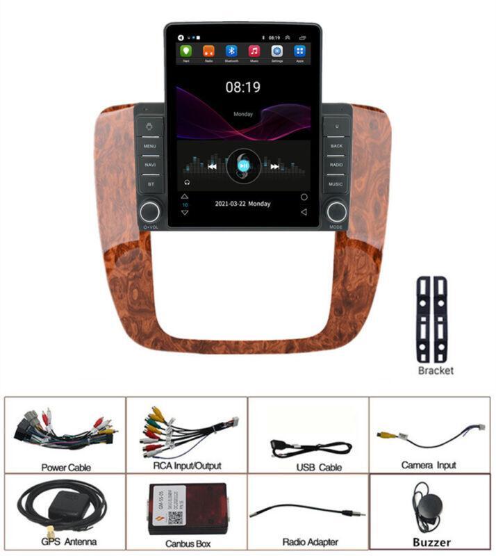 Car GPS player for CarPlay Android Auto compatible with Silverado 2007-2013 n