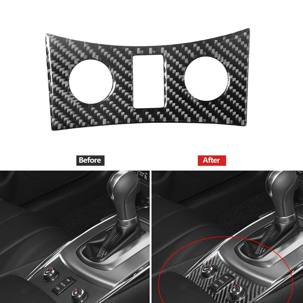 Carbon Fiber Below Transmission Console Type-A Cover Trim for Infiniti G37 10-13 n