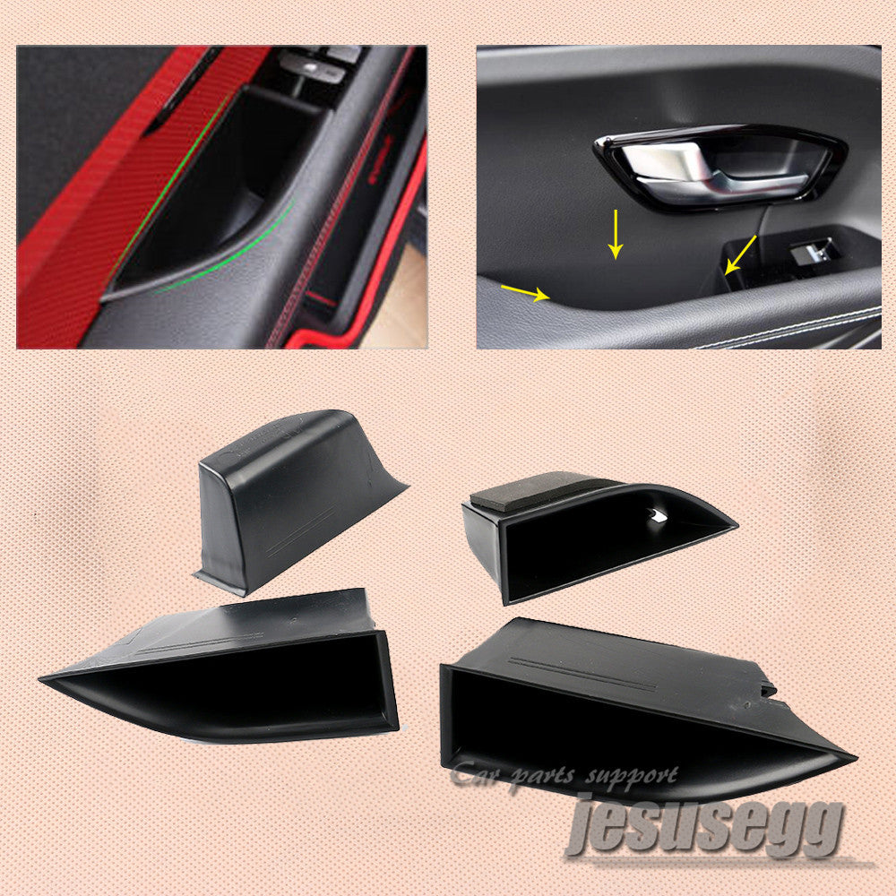 Inner Side Door Storage Box Organizer Holder 4pcs for Range Rover Evoque 2012-15 Q