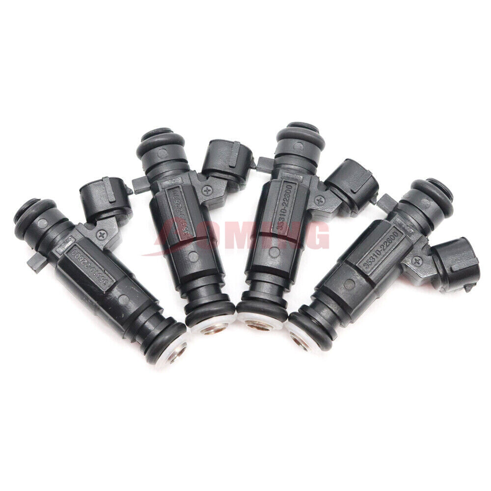 Set of 4 Fuel Injectors for Hyundai Accent 1.5L 1.6L I4 2000-2005 35310-22600