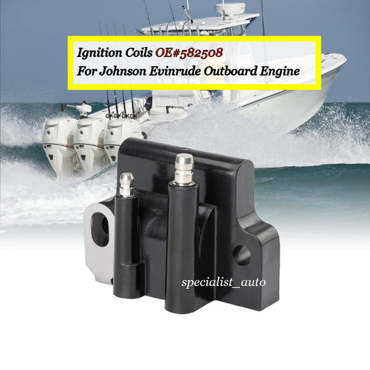 1PC Ignition Coil For Johnson Evinrude Outboard Engine 582508 18-5179 183-2508 Q