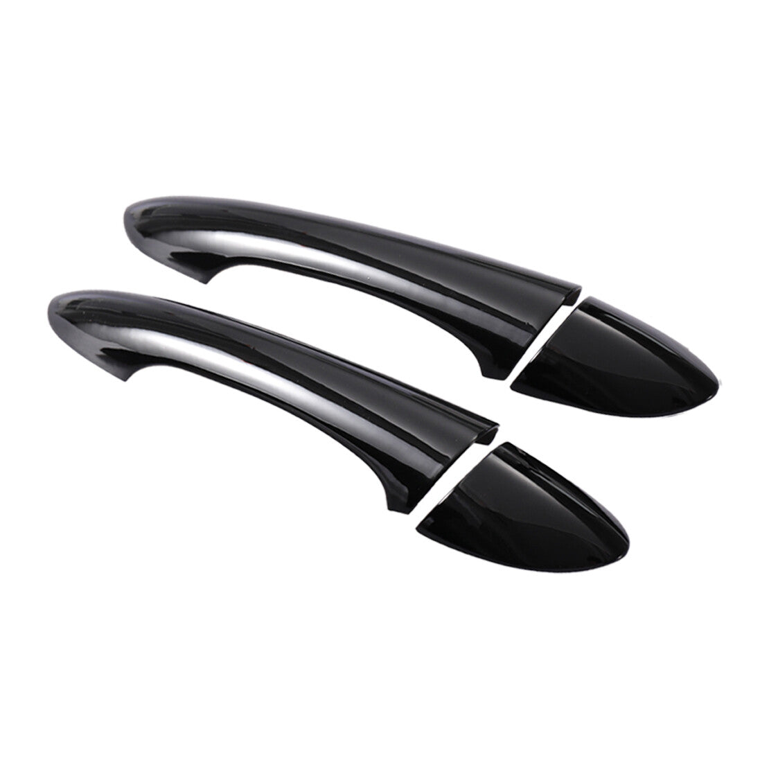 1Set Side Door Handle Cover Trim w/ Key Hole Fit for for Hyundai Sonata 2011-2014 v
