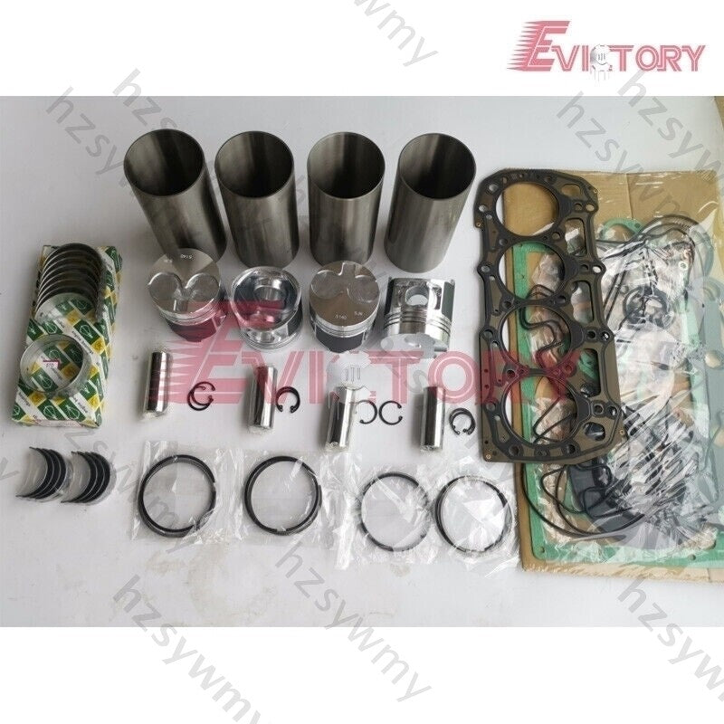 Rebuild/Repair Kit for Piston Rings, Washers, Bearings, Valve Rails for PERKINS 404C-22-