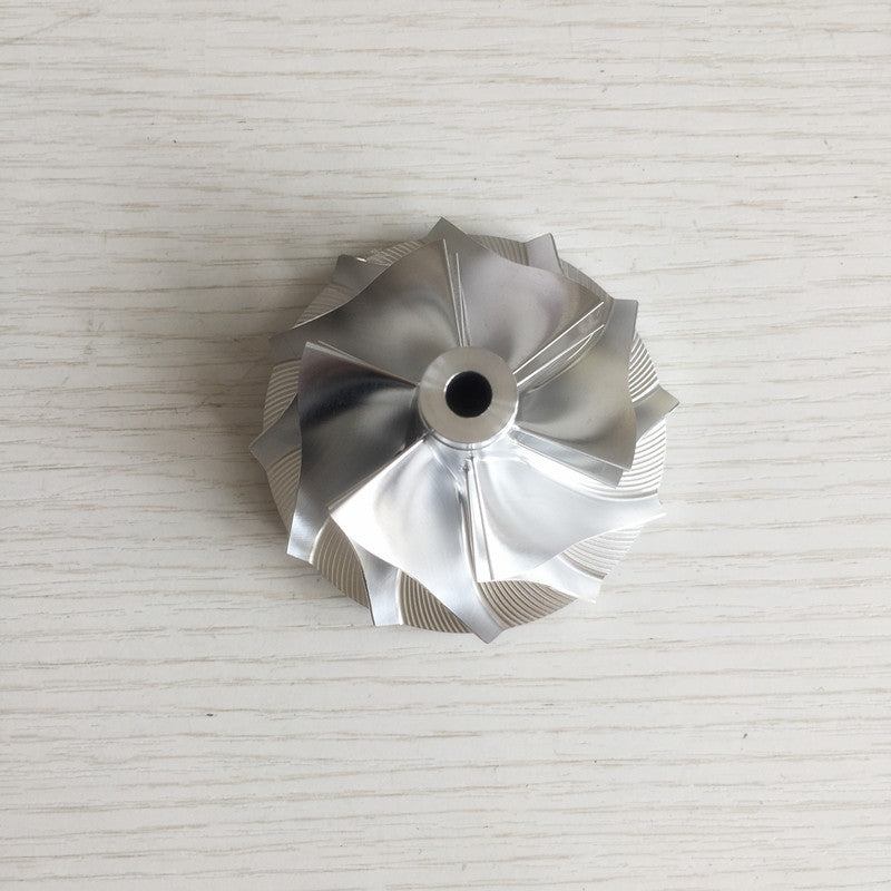 RHF55 48.62/65.00 mm 6+6 blade high-performance turbine blank compressor wheel