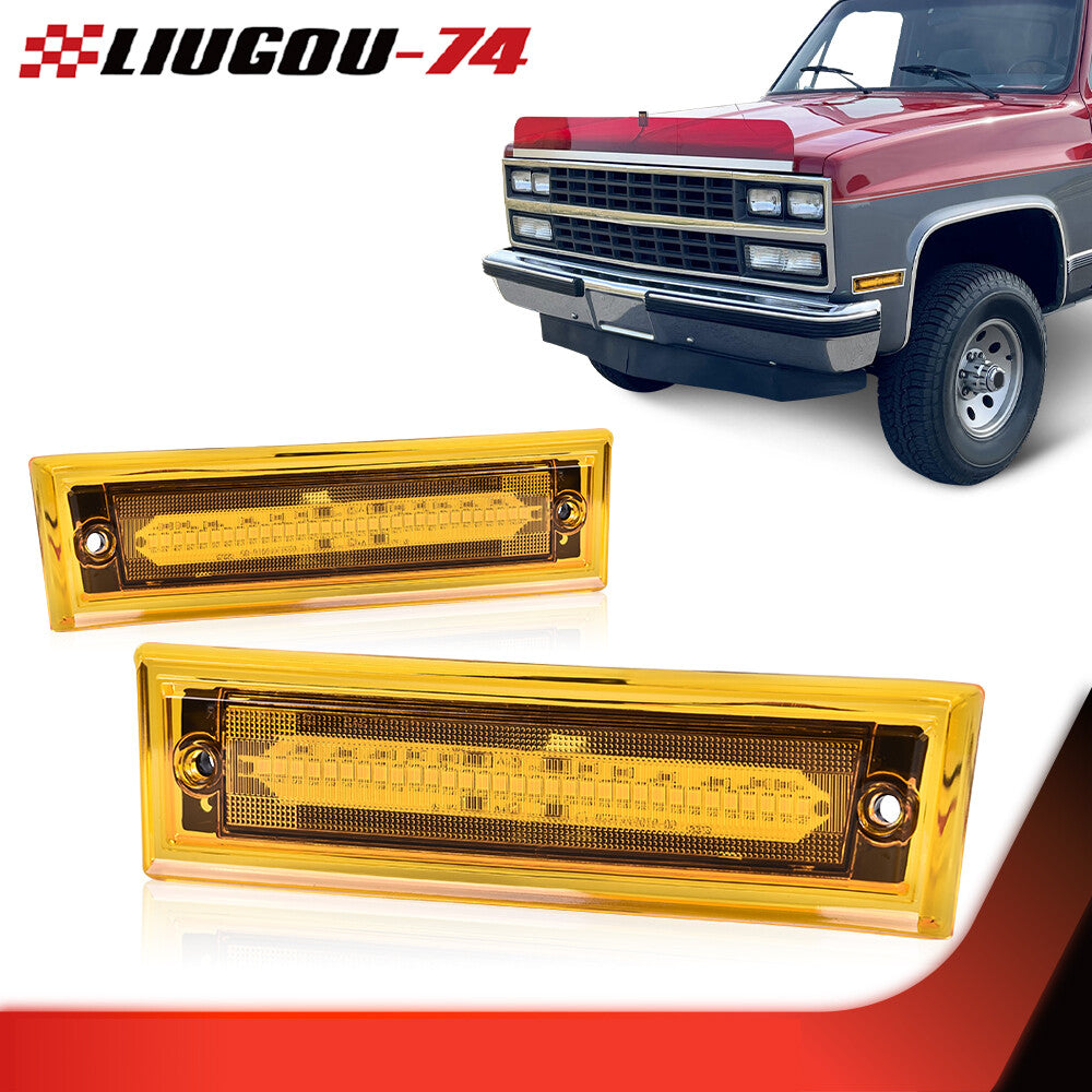 Suitable for 1981-1991 C10 C20 C30 for GMC LED front marker light assembly, brand new- v