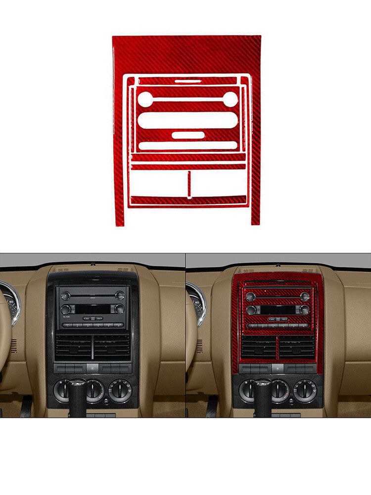 3Pcs Carbon Fiber Gear Shift Panel Cover Trim TypeA Sticker for Chrysler 300 A v