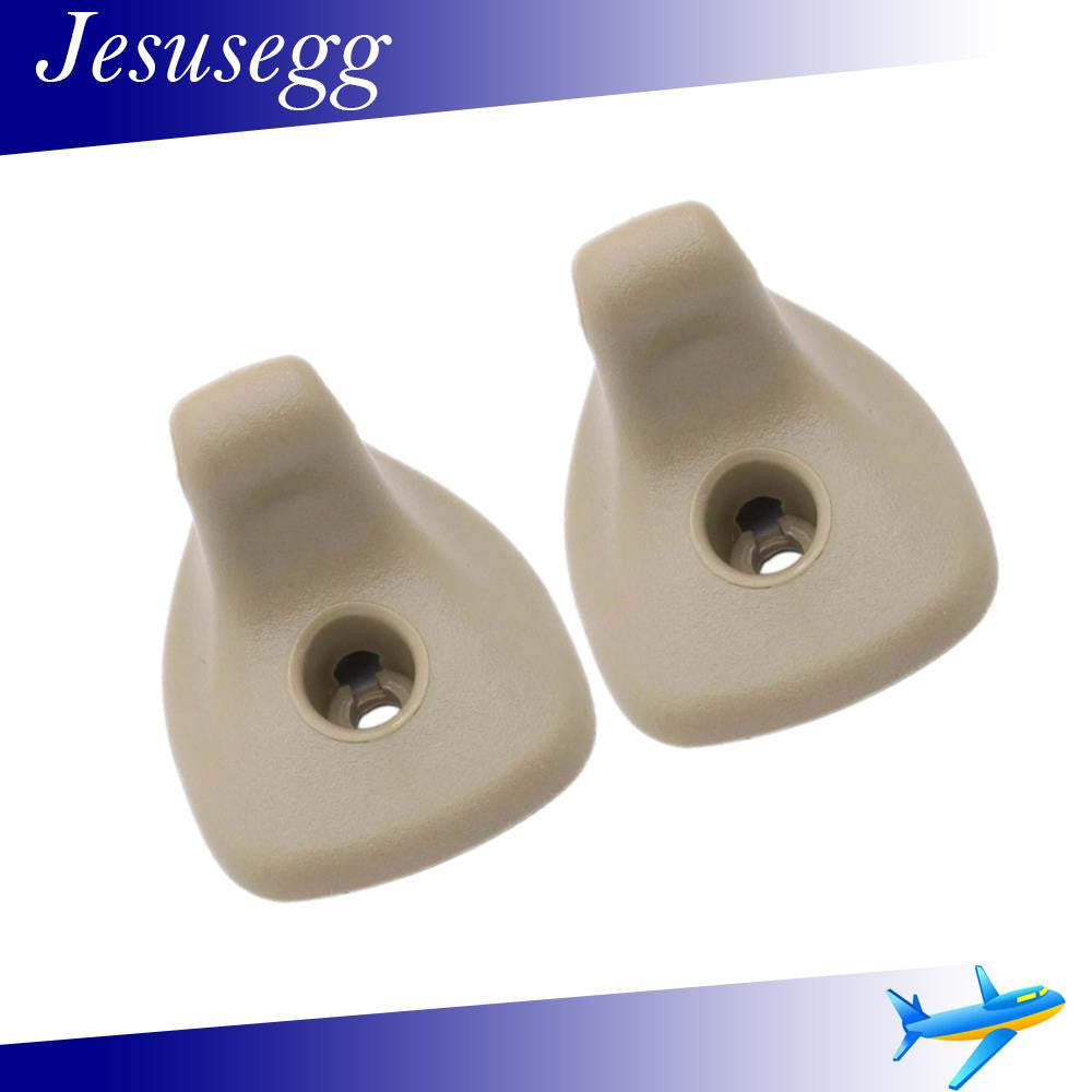 Set of 2 Sun Visor Hook Clip Beige Fits For 200 Avenger 2011 2012 2013 2014 Q