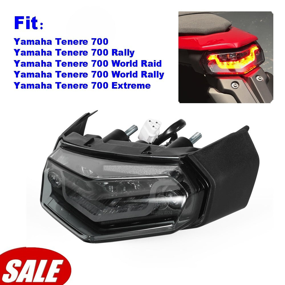 For 2019-2026 for Yamaha Tenere 700 LED Tail Light with Brake Light Integrated Lamp Q