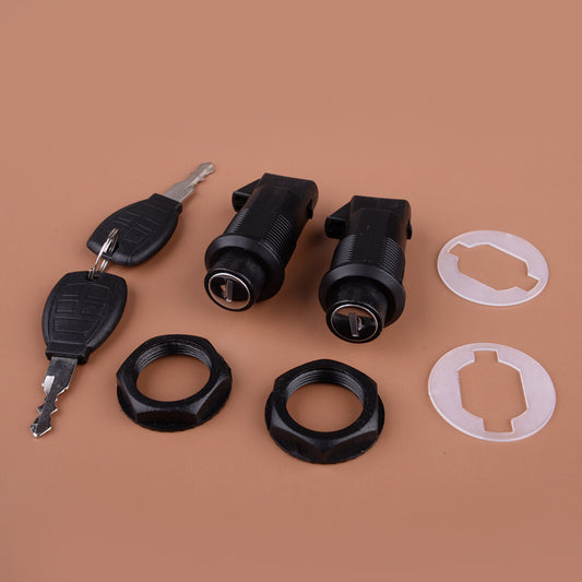 RS Lock Set 2 Keys Kit Fit For Motorcycle Hard Saddlebags Saddle Bag New v