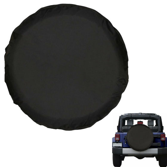 Black Spare Tire Cover Fit For Car SUV Accessories 17inch Size Wheel Tire Cover