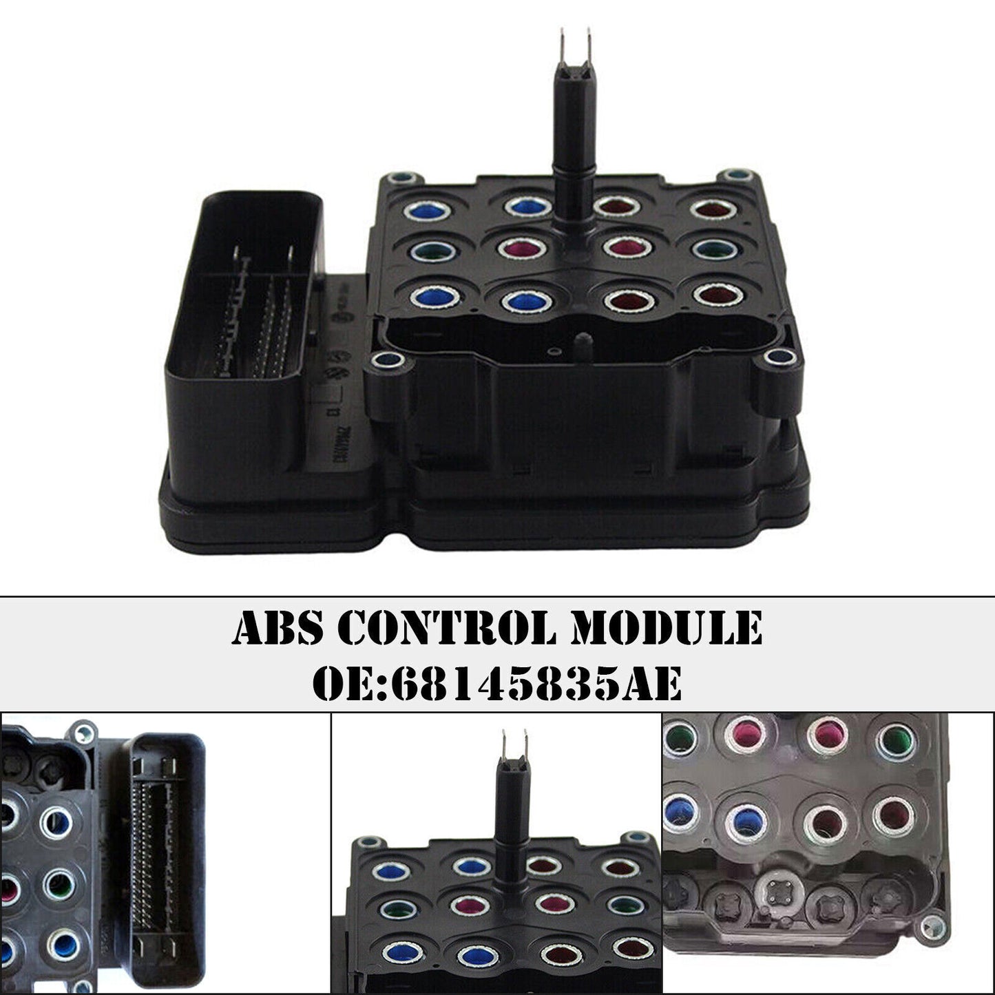 The brand new 68145835AE ABS control module is suitable for Jeep for Wrangler 2012-2014 3.6L models. Q