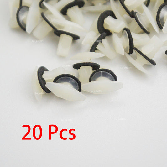 20 Pcs Front  Rear Door Weatherstrip Clip Retainer for Honda for Civic 1995 - On Q