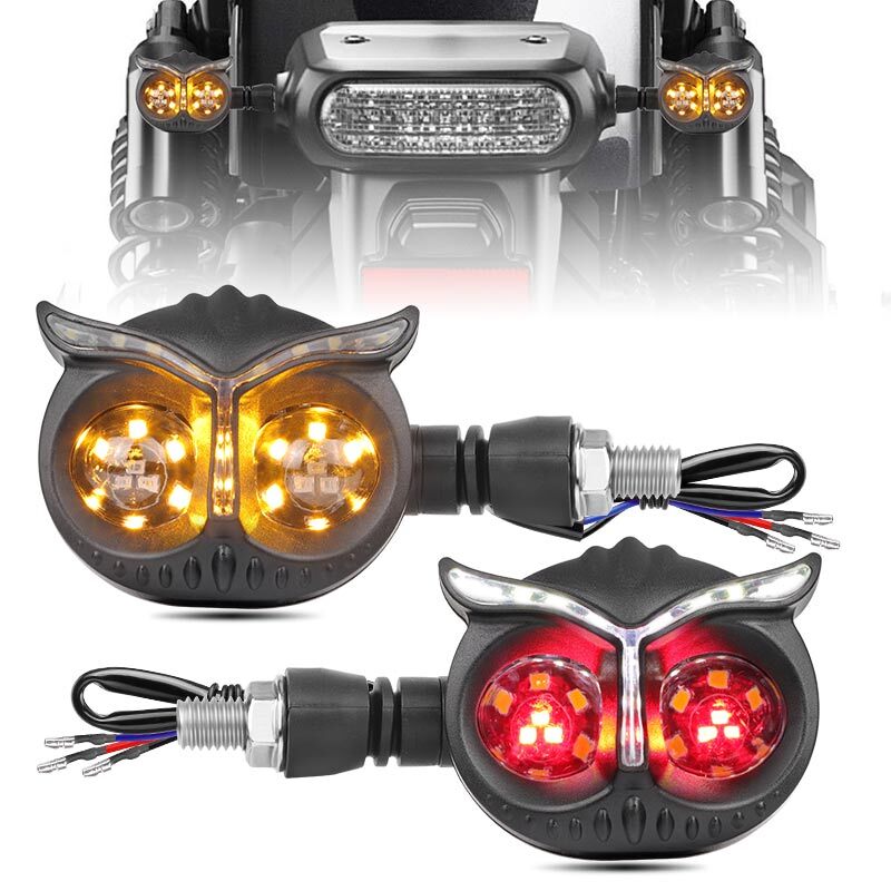 2PCS Work Light Bar Spot Pods Fog Lamp 10MM Headlight Owel LED Driving Truck ATV