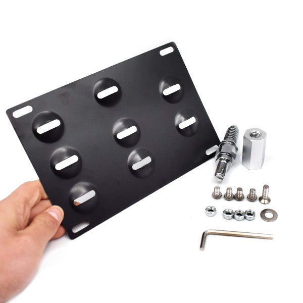Front bumper tow hook license plate mounting bracket suitable for 1, 3, 5, X5, X6 - new n