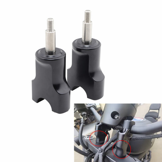 CNC Handlebar Bar Riser Clamp Rise Up for Honda Rebel CMX300 500 1100 2017-2021 Q