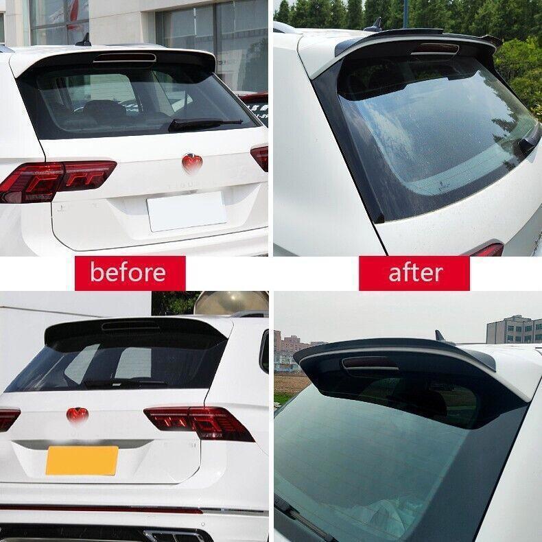 Glossy Black Roof Rear Window Top Spoiler Lip Wing for VW for Tiguan R-line 19-23 B n