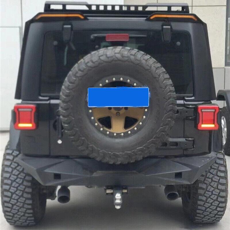 Rear roof boiler fin with tail LED light for Jeep W Rangler JK JL 2007-2021