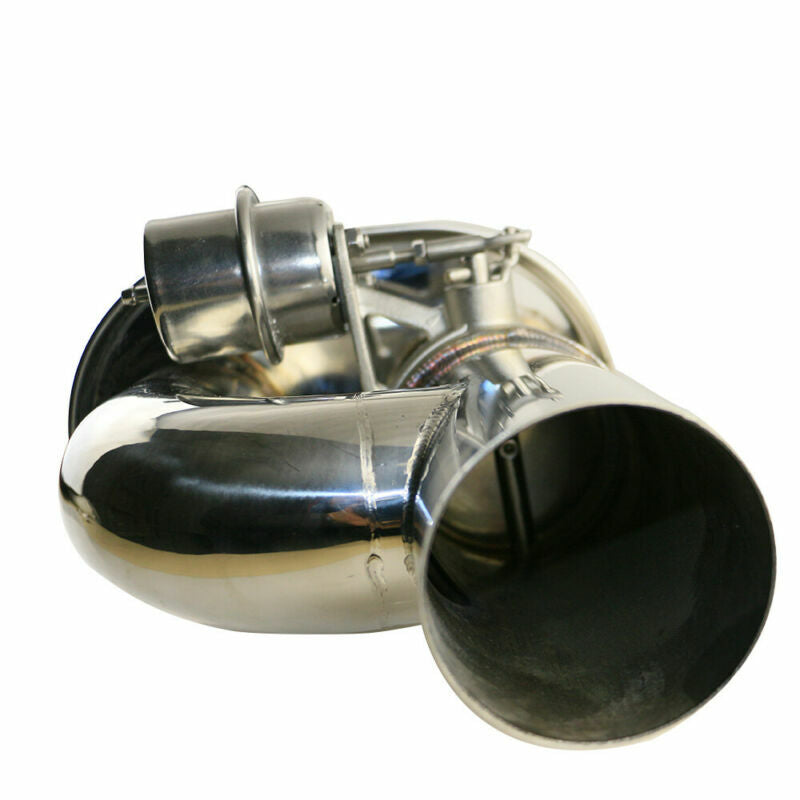 1X 3 Tip Single Exhaust Muffler Valve Exhaust Muffler Tip with Wireless Control
