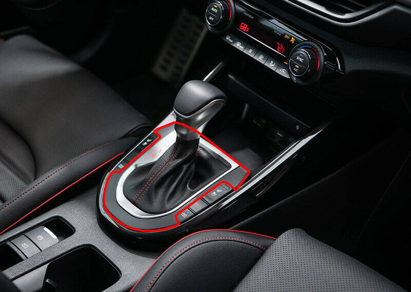for Kia K3 Forte 2019-2021 Carbon Fiber Inner Gear Shift Box Panel Cover Trim