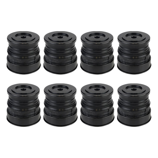 8Pcs Silicone Body Mount Bushing Kit for Ford F250 F350 Crew Cab 2008-2016 Black