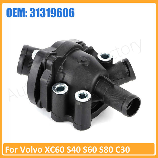 31319606 Engine Coolant Thermostat Housing for Volvo XC60 S40 S60 S80 C30